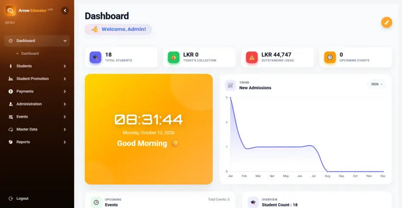 Arrow School screen